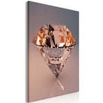 Billede - Costly Diamond (1 Part) Vertical - 60 x 90 cm - Premium Print