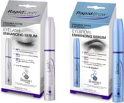 RapidBrow Eye Brow Enhancing Serum RapidLash Eye Lash Enhancing Serum Duo Set
