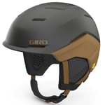 Giro Tenet Mips Ski Helmet in Metallic Coal and Tan