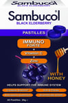 Sambucol Sambucol Pastilles Immuno Forte Vitamin C and Zinc with Honey-5 Pack