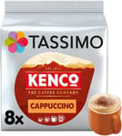 Tassimo Kenco Cappuccino Coffee Pods X8 (Pack of 5, Total 40 Drinks)