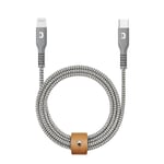 Zendure SuperCord USB-C to Lightning Cable 1m Grey OneSize, Grey