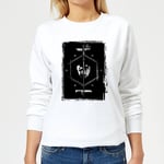 Harry Potter Harry Voldemort Wand Women's Sweatshirt - White - XS - Blanc