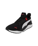 PUMA Unisex Pacer Future Street Plus Sneaker, Black White-for All TIME RED, 9.5 UK