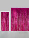 Rosa Shimmer Dørforheng 240x100 cm