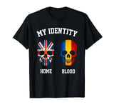 My identity british with romanian origins funny gift T-shirt