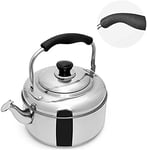 Stainless steel whistling kettle whistling kettle kettle stainless steel kettle whistling kettle for health Camping Hiking,10L