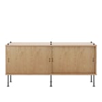 Carl Hansen - BM0253 150 x 69 cm, Oljad Ek - Hyllor - Børge Mogensen - Träfärgad - MDF/Metall/Trä