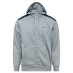 Nike Hettegenser NSW Fleece FZ - Grå/Navy Hettegensere unisex