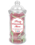 Zed Candy Fizzy Watermelon Boutique Jar - Brusande Vattenmelon Vingummibitar i Snygg Burk 280 gram