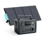 Bluetti - Kit générateur solaire 600W 268Wh EB3A avec 200W Panneau Solaire portable mppt, pour camping, voyage, panne de courant,caravane et