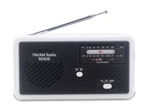 Teknikproffset Multifunktionell Vevradio med LED-lampa - FM-radio, USB, Solcell, Dynamo RD626