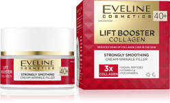 Eveline Lift Booster Collagen Strongly Smoothing Cream-Wrinkle Filler 40+  50ml