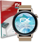 atFoliX 3x Protective Film for Huawei Watch GT 3 42mm clear&flexible