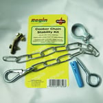 Gas/Electric Cooker Chain Stability Safety Fixing Kit - NEW - FREE DELIVERY