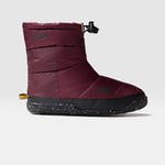 The North Face Women's Nuptse Après Booties BOYSENBERRY/TNF BLACK (5LWC KK9)