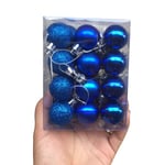24pcs Christmas Tree Ball Bauble Hanging Party Ornament L As Shown