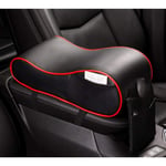 MIOAHD Car Leather Central Armrest Pad Arm Rest Box Mat Cover,Fit For ford transit mitsubishi l200 subaru impreza polo 6r bmw x6 e71