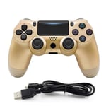 HALASHAO Ps4 Controller, controller for PS4, wireless controller for Playstation 4 controller gamepad joystick,Gold