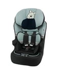 Winnie The Pooh Race I Belt fitted 76-140cm (9 months to 12 years) High Back Booster Car Seat, One Colour