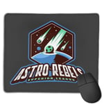 Astro Rebels Superior League Emblem Customized Designs Non-Slip Rubber Base Gaming Mouse Pads for Mac,22cm×18cm， Pc, Computers. Ideal for Working Or Game