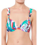 Triumph Womens 10187065 Elegant Twist MWP Bikini Top - Multicolour - Size 38D