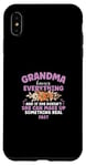 iPhone XS Max Mother's Day Grandma She Can Make Up Something Real Fast Case