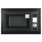 SMAD 25L Built-in Microwave Oven with Grill LED Display Easy Clean Grey Cavity