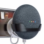 Plug Mount for Google Home Mini Speaker Wall Mount Bracket Full Black P3D-Lab®