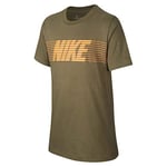 NIKE NSW Therma Fleece T-Shirt - Medium Olive, X-Small