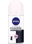 Nivea Invisible Clear Deodorant Roll-On - 50 ml