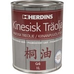 HERDINS TRÄOLJA KINESISK GRÅ 1L