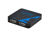 Monoprice 2x1 HDMI Switch, 8K@60Hz, 4K@120Hz, 48Gbps, HDMI 2.1, HDCP 2.3, HDR10+ and Dolby Vision, Low Latency Support, for HDTV, Xbox, PS5/4/3, Blu-Ray Player, Fire TV, Roku - Blackbird Series