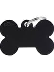MyFamily ID Tag Basic collection Big Bone Black in Aluminum