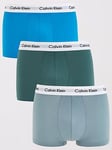 Calvin Klein 3 Pack Low Rise Trunk - Multi, Assorted, Size L, Men