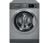 HOTPOINT NM11 846 GC A UK N 8 kg 1400 Spin Washing Machine - Graphite, Silver/Grey