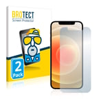 brotect 2-Pack Screen Protector Anti-Glare compatible with Apple iPhone 12 Pro Screen Protector Matte, Anti-Fingerprint Protection Film