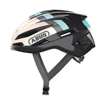 Abus Casque de vélo de course ABUS StormChaser - casque de vélo léger et confortable pour le cyclisme professionnel pour femmes et hommes - or/turquoise, taille S