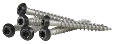 Ankarskruv svart c4 5 x 40 mm 100-pack heco