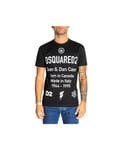 Dsquared2 Mens T-Shirt Black 321644 - Size 2XL