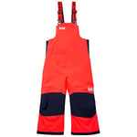 Helly Hansen Kids Unisex K Rider 2 Ins Bib, Neon Coral, 1