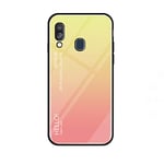 Hülle® Anti-Scratches Gradient Color Glass Case for Samsung Galaxy A40 (4)