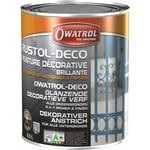 Owatrol - Peinture antirouille décorative rustol deco brillant Blanc pur ral 9010 2.5 litres - Blanc pur ral 9010