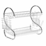 Diskställ Feel Maestro MR-1025-38  38 x 24 x 39 cm Silvrig