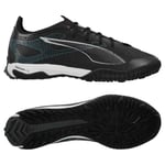 PUMA Ultra 5 Pro Cage TT Eclipse - PUMA Svart/PUMA Silver/Blå - Turf (TF), storlek 47