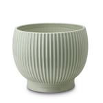 Knabstrup Keramik Ytterkrukke Profilert Ø16,5 cm, Mint Green Keramikk