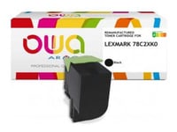 Owa - Hög Kapacitet - Svart - Kompatibel - Box - Återanvänd - Tonerkassett (Alternativ För: Lexmark 78C2xk0) - För Hp Laserjet Pro Mfp M521dn