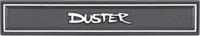 OER 3499375 emblem dörrpanel, inre, "Duster"