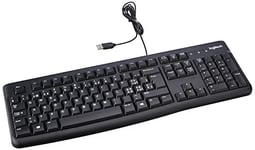 Logitech Keyboard K120 for Business, ‎QWERTZ Swiss Layout - Black