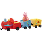 Peppa Pig Weebles Pull Along Wobbily Train, first peppa pig toy, preschool toy, imaginative play, gift for 18 months+